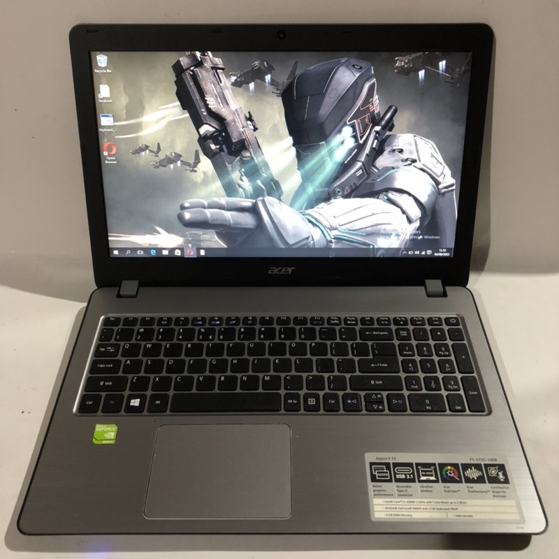 Laptop Gaming Editing - Acer Aspire 15 F5-573G - Core i5 gen 6 - Nvidia 940MX 4GB