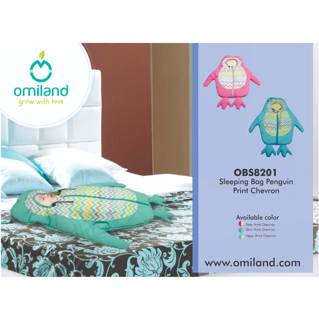 Sleeping Bag Pinguin Print Chevron Obs8201 Shopee Indonesia