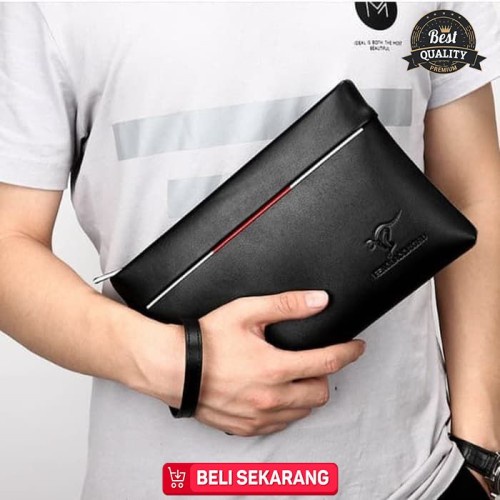 Dompet TAS Clutch Pria hitam Tas handbag pria Trendy dan Elegant