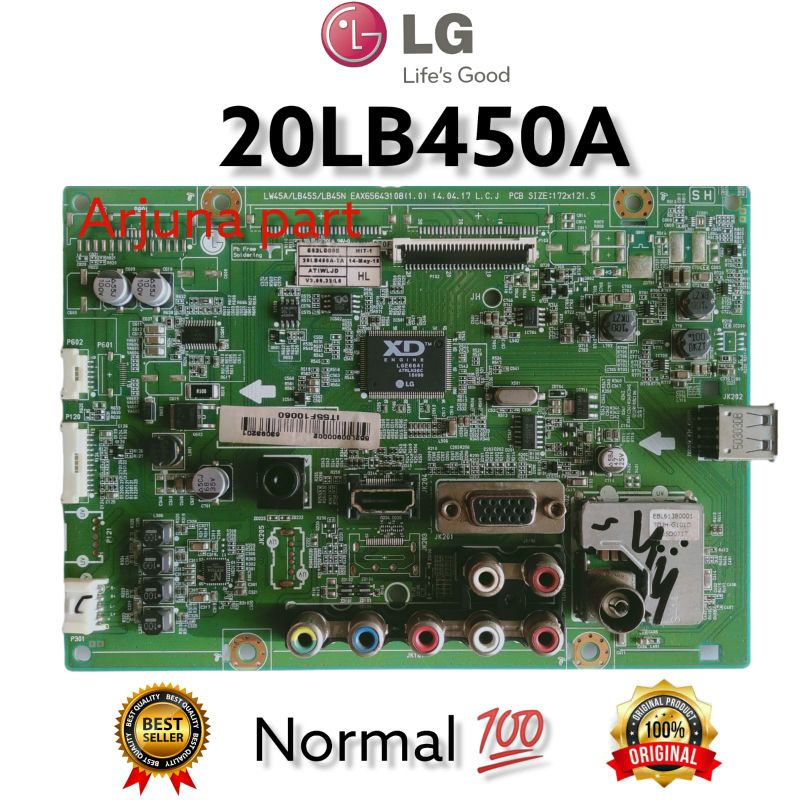 Mainboard TV LG 20LB450A / MB Tv LG 20LB450A / MB LG 20LB450A / MB 20LB450A / 20LB450A / motherboard