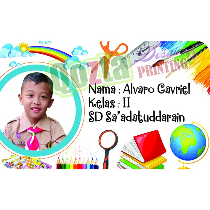 

21 pcs Label Nama Pakai Foto
