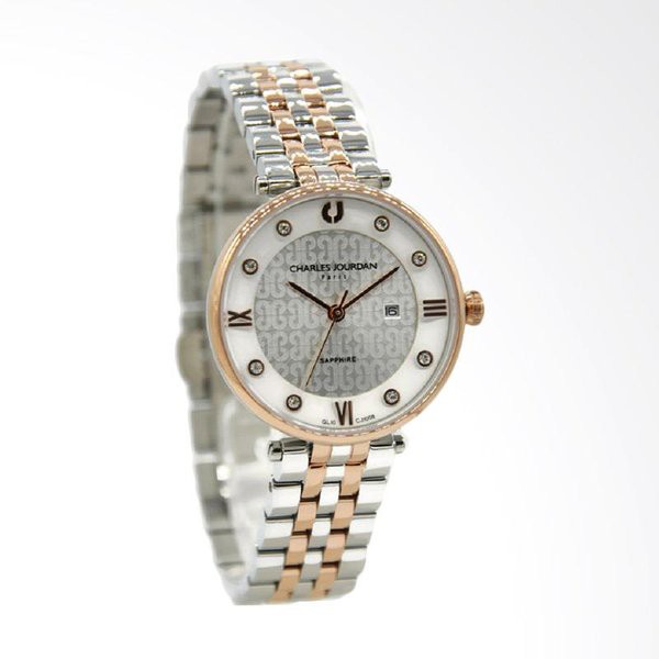 JAM TANGAN WANITA CHARLES JOURDAN CJ1008-2613 STAINLESS STEEL