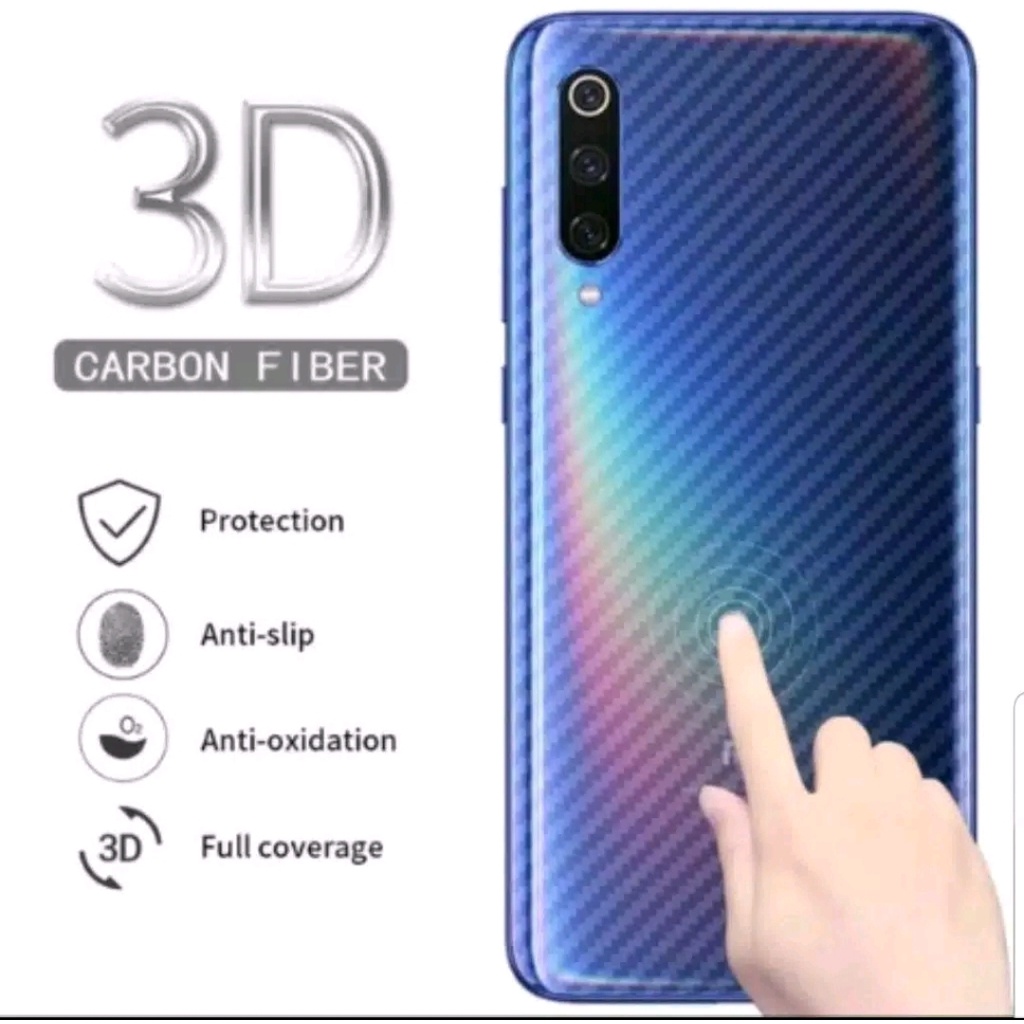 VIVO V5 - V5S - V5 LITE / Y65/Y66/Y67 - SKIN KARBON ANTI GORES BELAKANG VIVO - BC