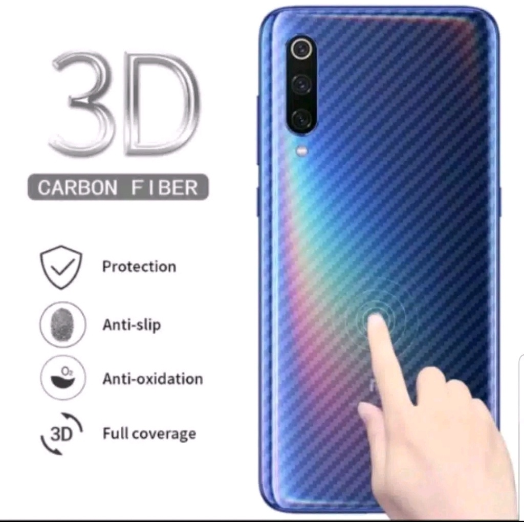 VIVO V9 / Y85 - SKIN KARBON ANTI GORES BELAKANG VIVO V9 / Y85 - BC