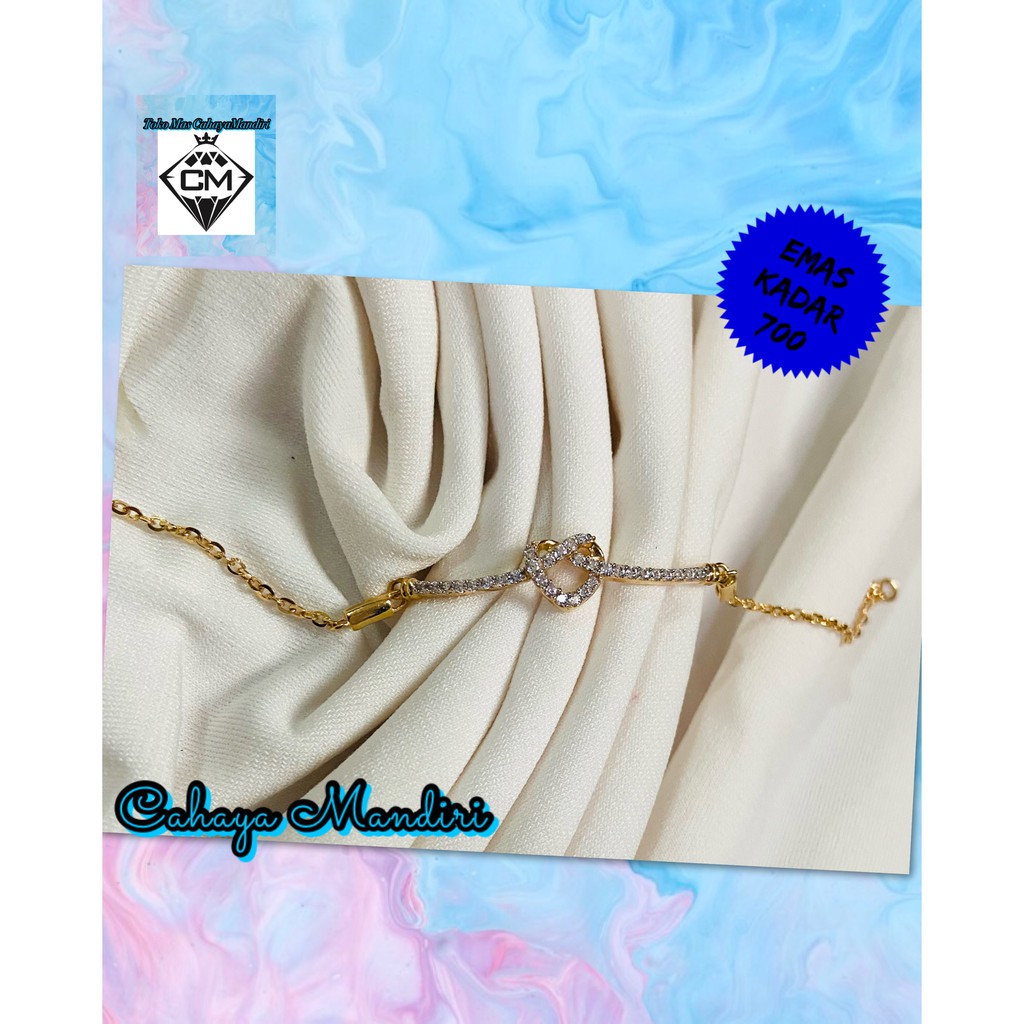 Gelang Emas Kadar  700 (16K) Berat 2,920 Gram