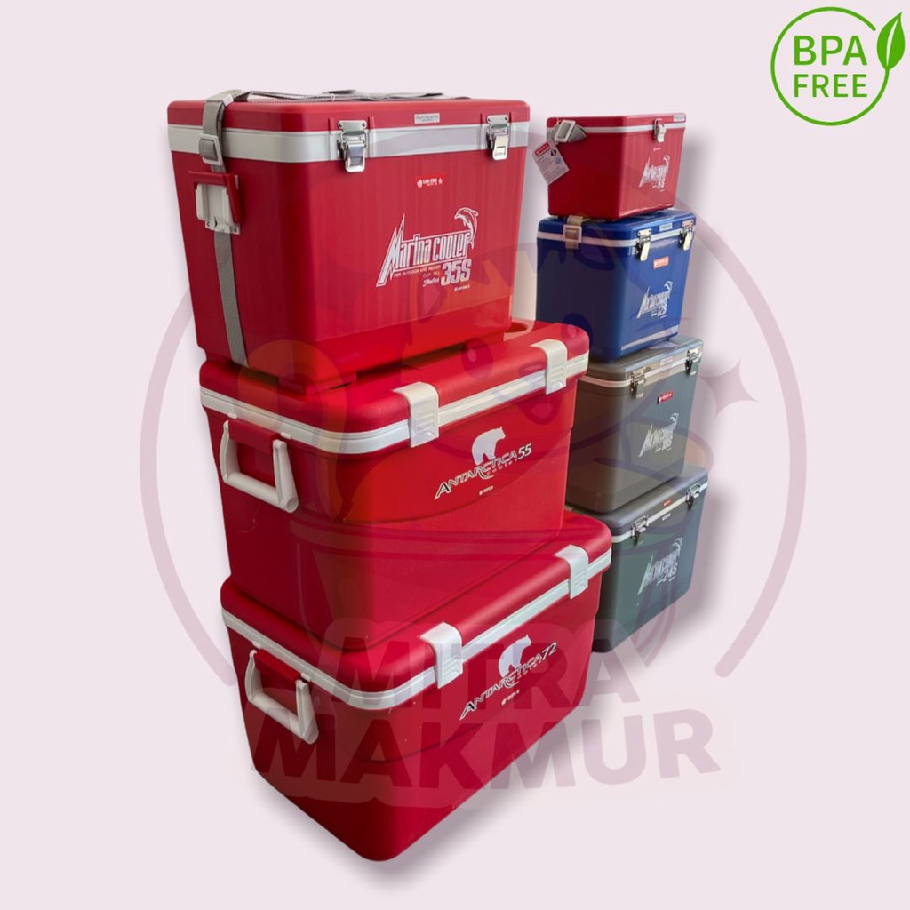 SALE!! COOLER BOX MARINA 6S - 12S - 18S - 24S - 35S - 55 - 72 / TEMPAT PENYIMPANAN ES / CONTAINER BOX ES