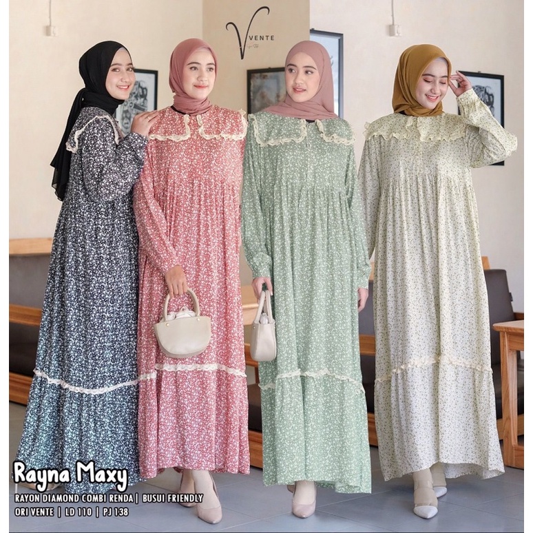 Gamis Rayon Maxy Dress Rayna Vente Daily