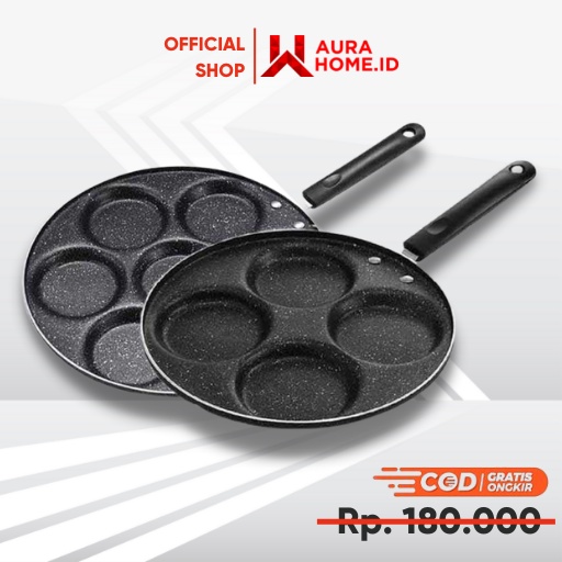 Teflon Panci Telur Omelet Egg Fyring Pan Non-stick / Teflon Teplon Wajan Panci Masak Penggorengan Ce