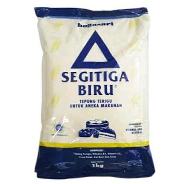 TEPUNG TERIGU SEGITIGA BIRU 1 KG 1 PCS