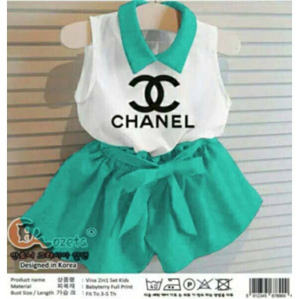 17wear Baju Anak Perempuan 2020 Terbaru Baju Stelan Anak Perempuan ST Vani Channell Fit to 2-5 th-7