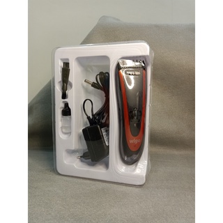 Mesin Alat Cukur Rambut Propessional Portable - WIGO Hair Clipper W-333 Orange Rechargeable 600 mAh