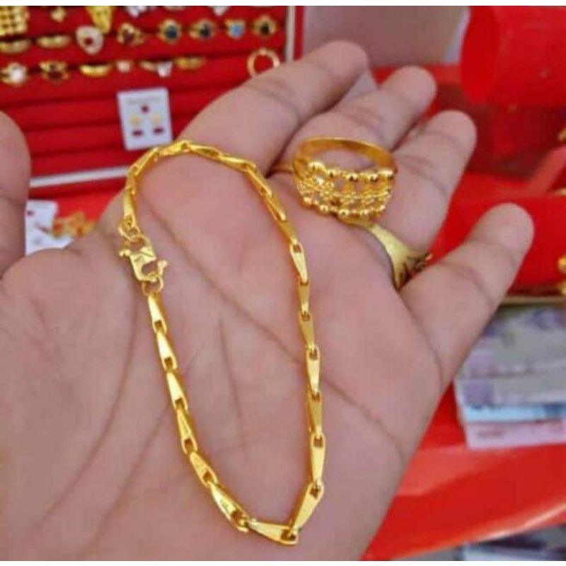 GELANG DAN CINCIN KOIN MALAYSIA ASLI TIDAK LUNTUR EDISI 1993-1996