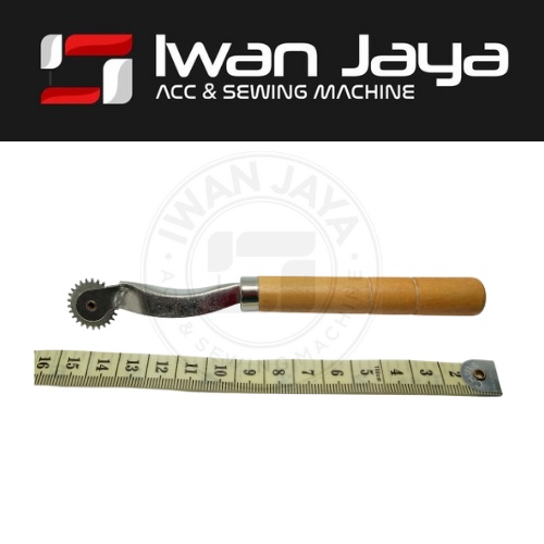 Rader Gundul Bulat / gerigi - Round Tracing Wheel - Alat Penanda Bahan