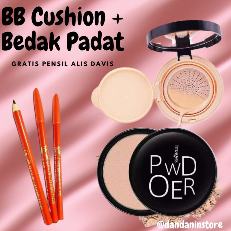 MAKE UP SET PAKET KOSMETIK WAJAH MURAH LENGKAP MAKEUP 5IN1 GRATIS PENSIL ALIS DAVIS