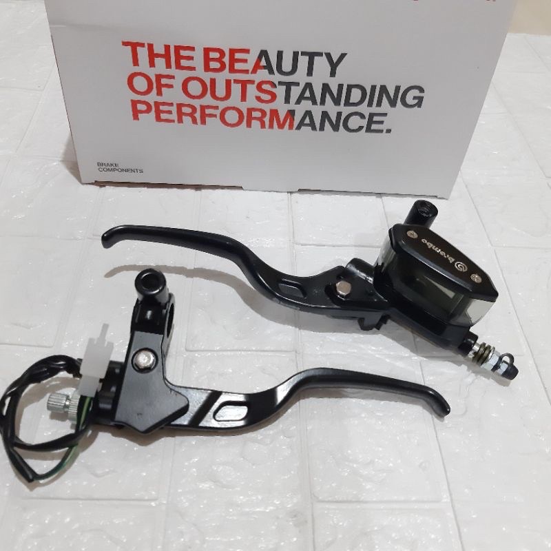 Master rem set handle kiri kanan model italy rcb full cnc master rem set kiri kanan harga sepasang pemakaian semua motor pnp semua motor bebek sport matic