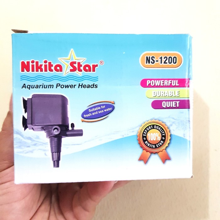 Mesin pompa filter aquarium NS 1200 Aquarium power heads