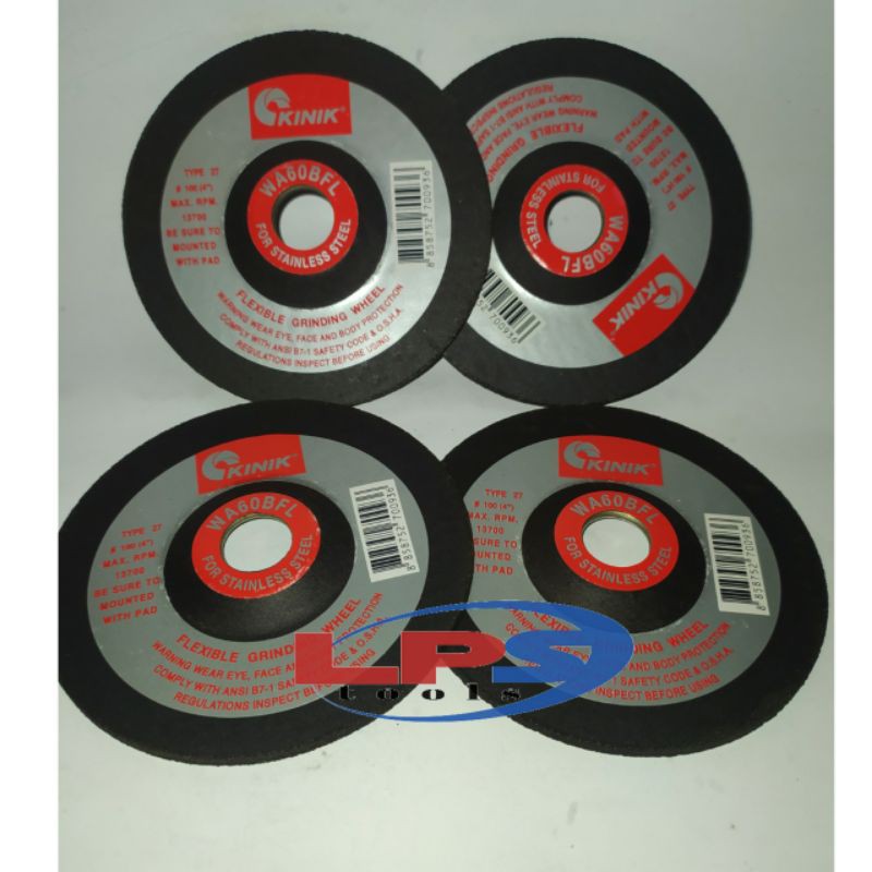 Batu Grenda KINIK Flexible 4" GC WA60 Stainless