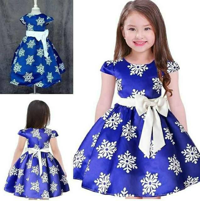 Dress Import Anak/ Import Dress Bunga/ Baju Ulang Tahun