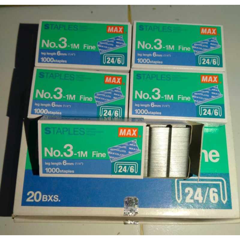 

isi staples MAX no.3 besar