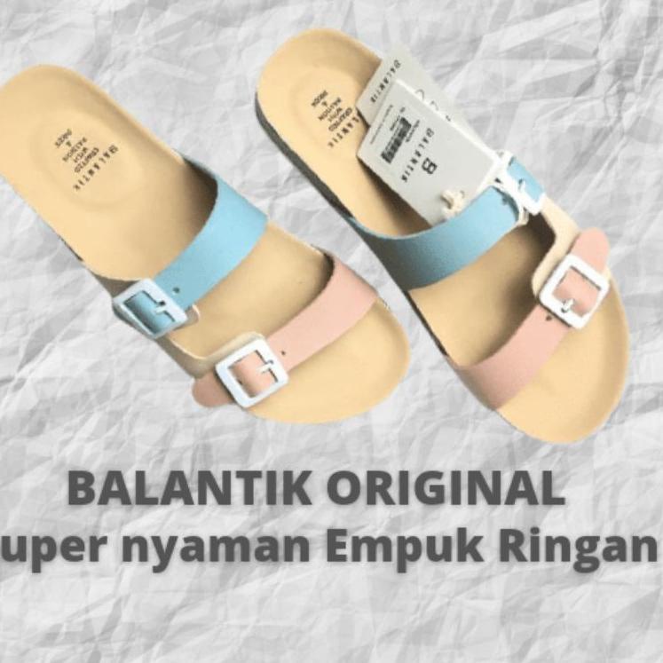 [PRODUK TASGZ] Sandal Sendal Selop Santai Cantik Wanita Cewek Teplek Slobong Rainbow Ukuran 35 36 Re