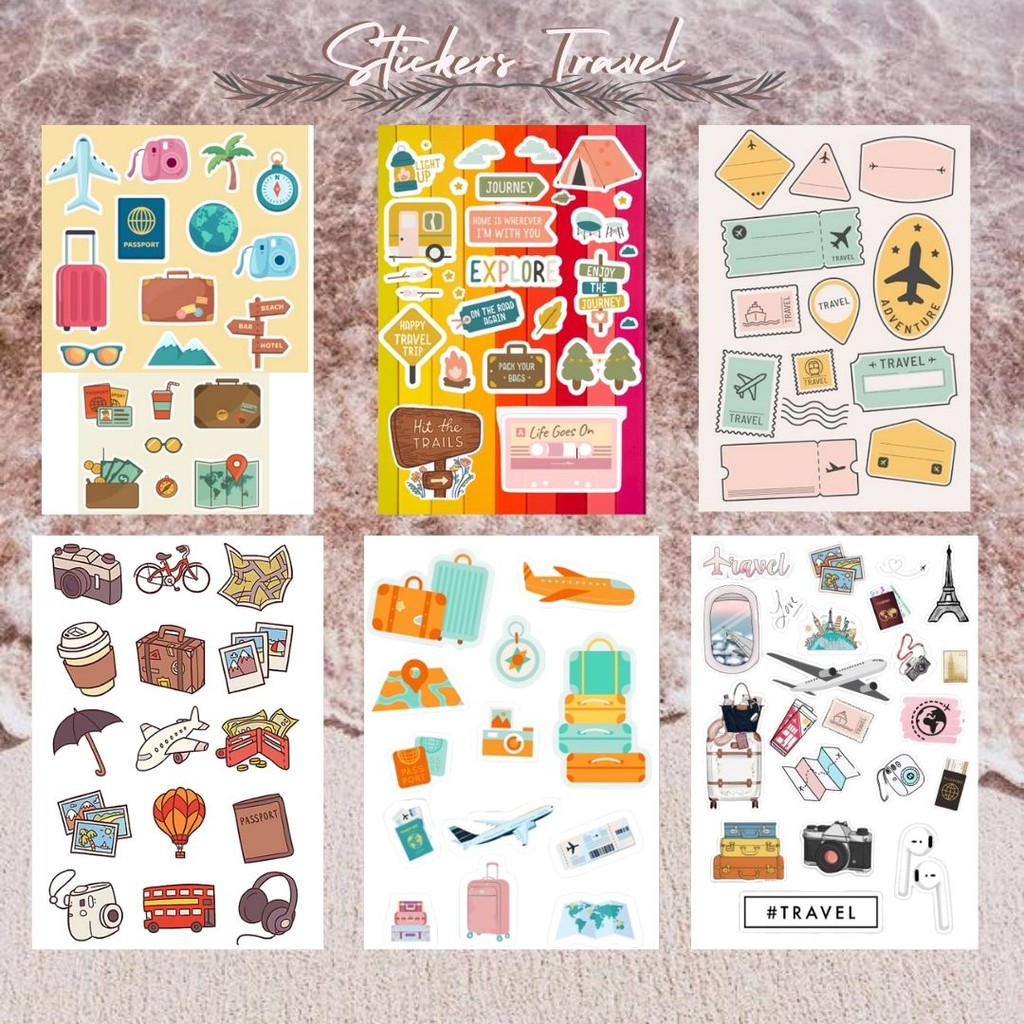 

Sticker Travel / Sticker Tumblr / For Case / Sticker Journaling / Sticker Vsco