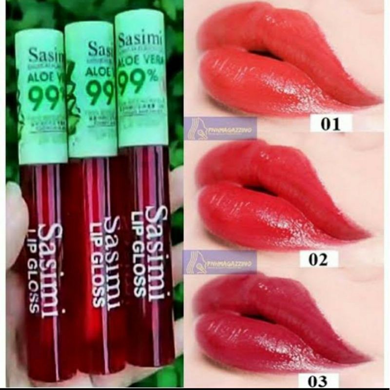 (PER 3PCS ) Lip tint Aloe Vera NO.S721//LipTint Sasimi Aloe Vera BPOM 3 Varian