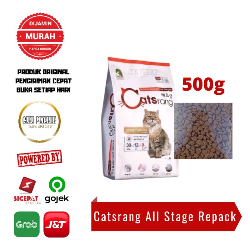 Makanan Kucing Catsrang All Stage 500g / Catsrang All Life Stage