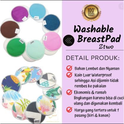 Ztwo Washable Breastpad Bisa Dicuci