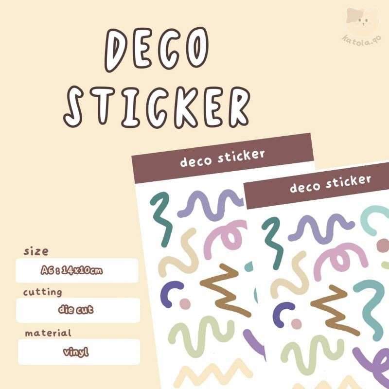 

KATOLA DECO STICKER SHEET JOURNAL