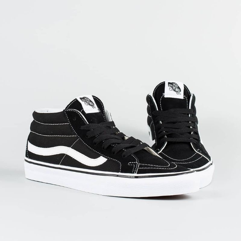 Vans Sk8 Mid Reissue Black White Original