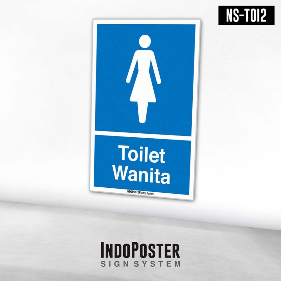 

Stiker Sign Toilet / Wc Wanita Standar Iso 7001