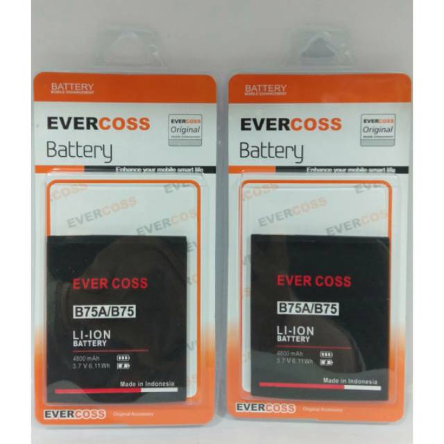 Battery Batre Baterai Evercross B75A B75