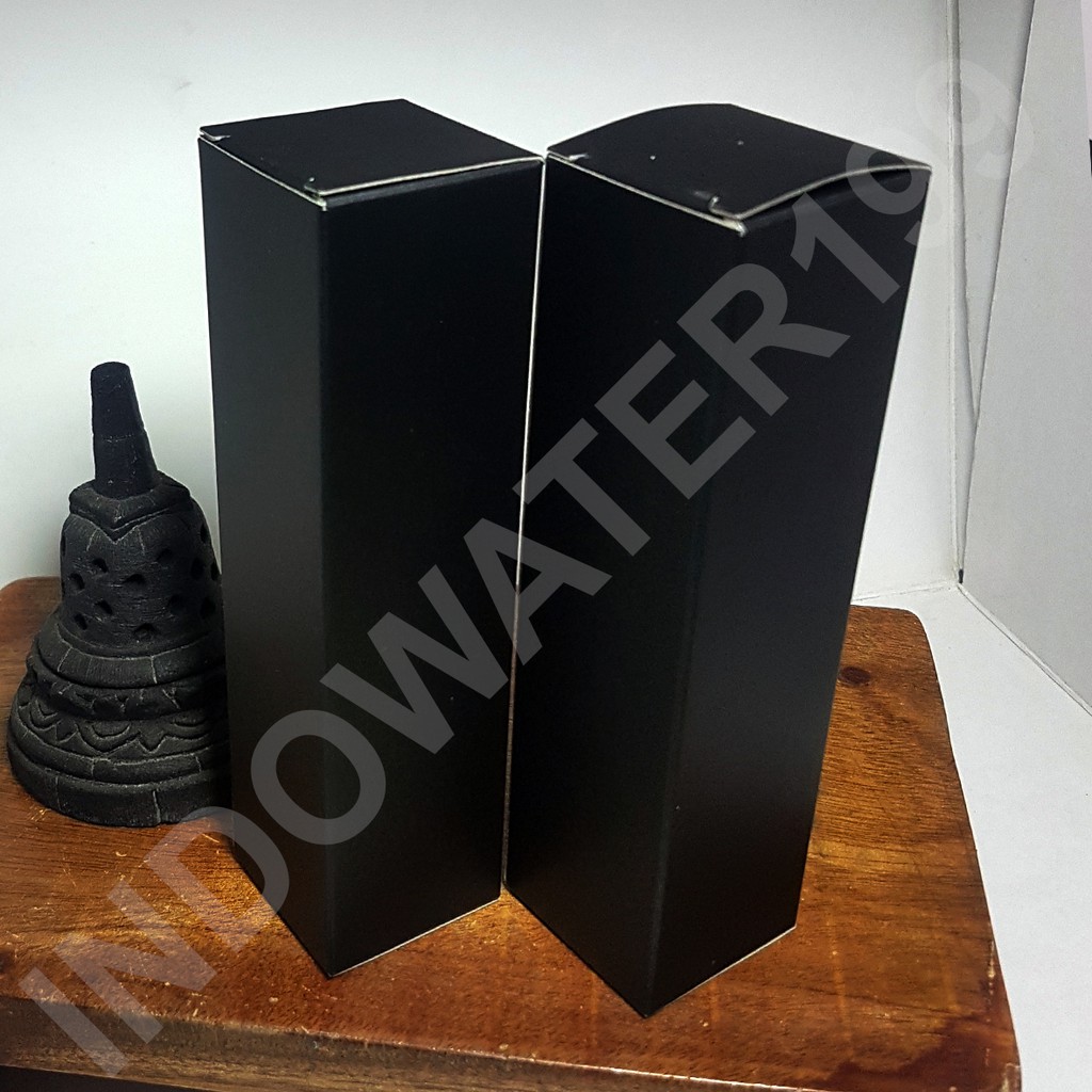 

DUS PAKING HITAM DOFF UNTUK BOTOL SPRAYER ATAU PUMP 100 ML MINIMAL 50 PCS
