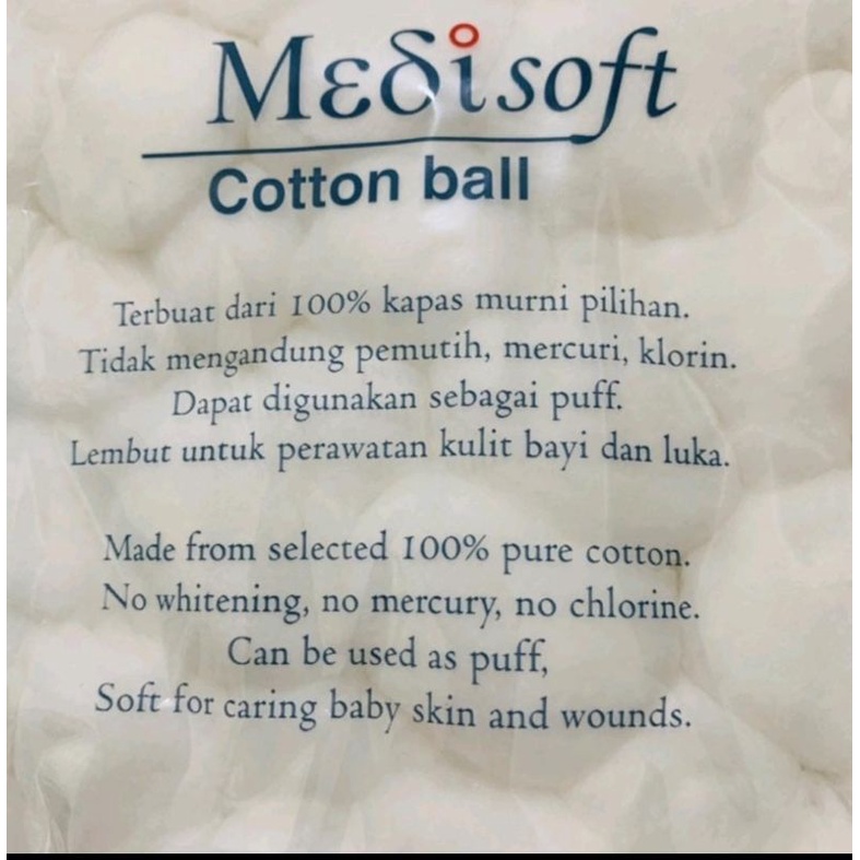 Medisoft Cottonball 120balls 75gr