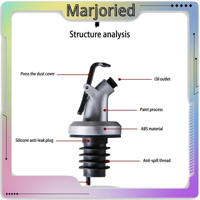 Tutup Botol Kecap Madu Sirup Minyak / Bottle Pourer Ada Tutup / Dumper Oli Anti Bocor-MJD