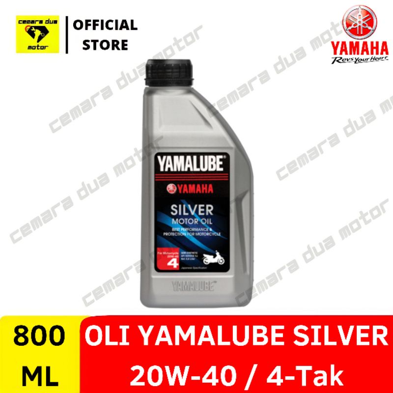 OLI YAMALUBE SILVER 800ML OLI YAMAHA OLI MESIN YAMALUBE OLI MESIN YAMAHA BEBEK
