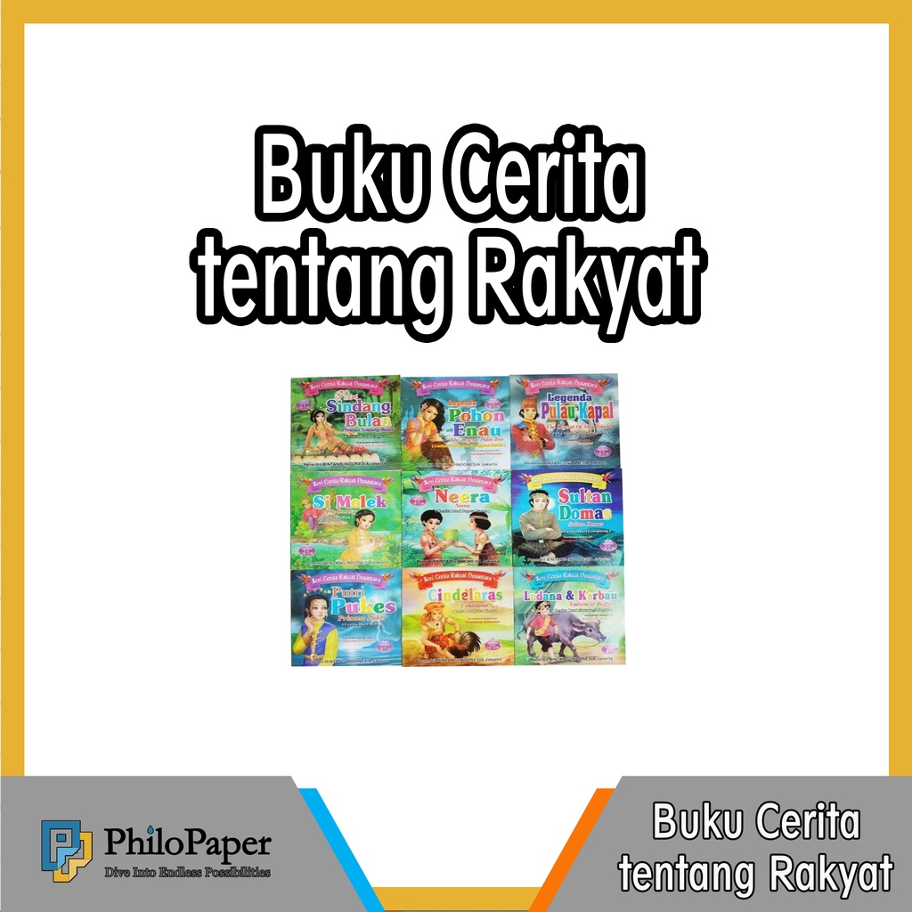 ATK ~ Buku Cerita Rakyat / Buku Dongeng Seri Cerita Rakyat Nusantara