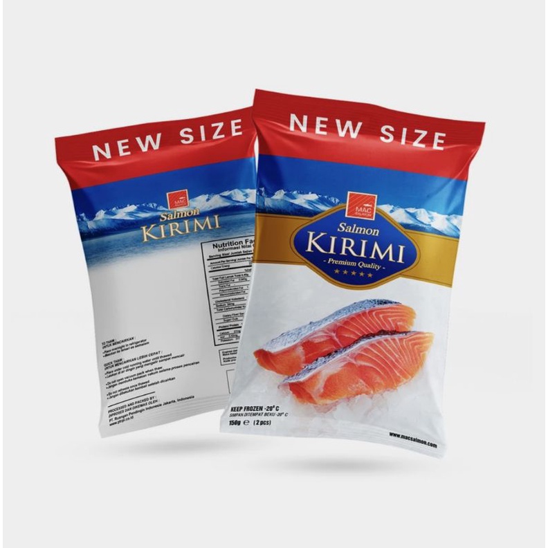 

Salmon Kirimi / Salmon Fillet Portion / Salmon Fillet Premium 150 Gram