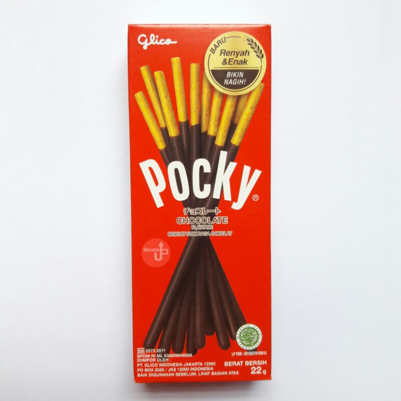 

GLICO Pocky Chocolate Biskuit Stik Coklat 22 gram