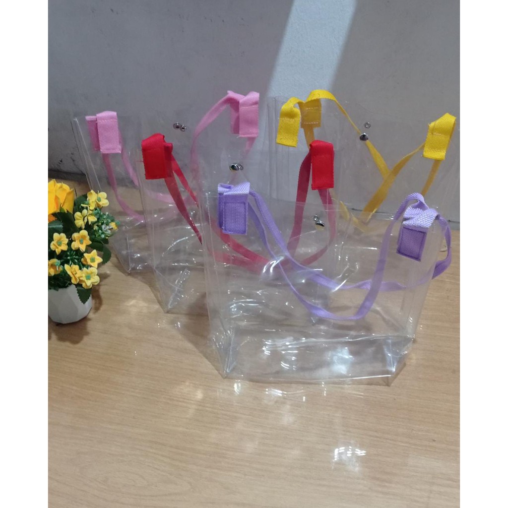 Tas Mika Tebal Transparant | Tote Bag Mika | Tas Souvenir