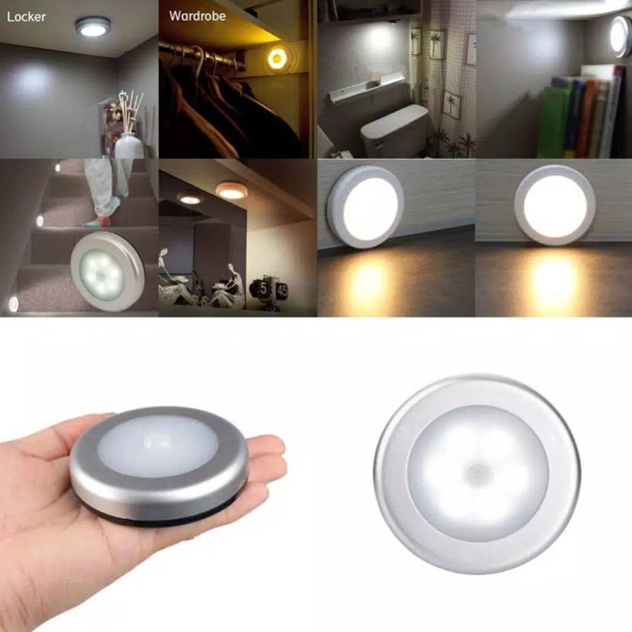 Lampu Tempel LED / Magnet LED dgn Sensor Gerak Mitsuyama MS 8511