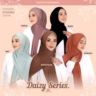 Zaneva Hijab - Daizy Series Pashmina Plisket Ceruti Baby Doll 19 Pilihan Warna