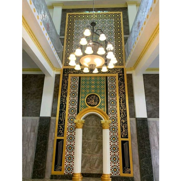 mihrab imaman masjid. fulll ornamen