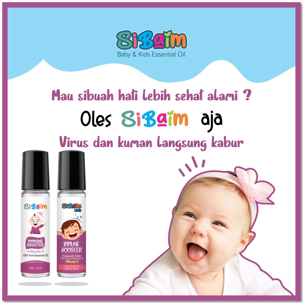 Meningkatkan Sistem Kekebalan Tubuh Anak - SIBAIM KIDS IMMUNE BOOSTER Essential Oil 10ml by psikopediastore