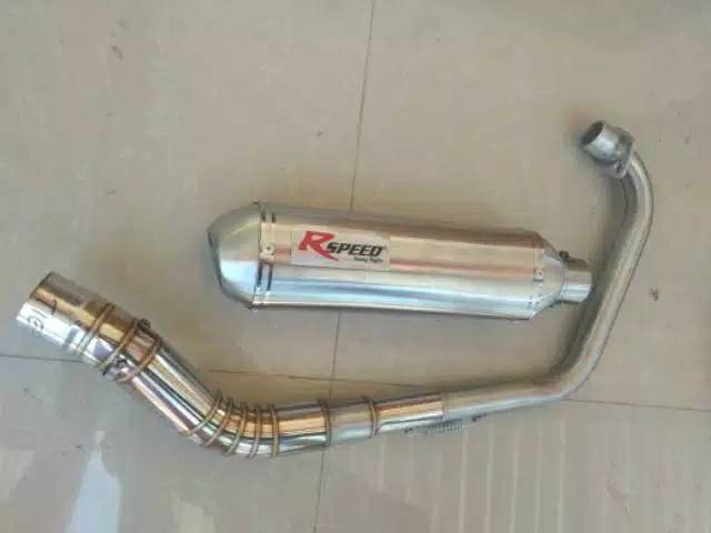 KNALPOT RACING RSPEED KAPSUL BUAT MEGAPRO TIGER CB SCORPIO GLPRO DLL-1