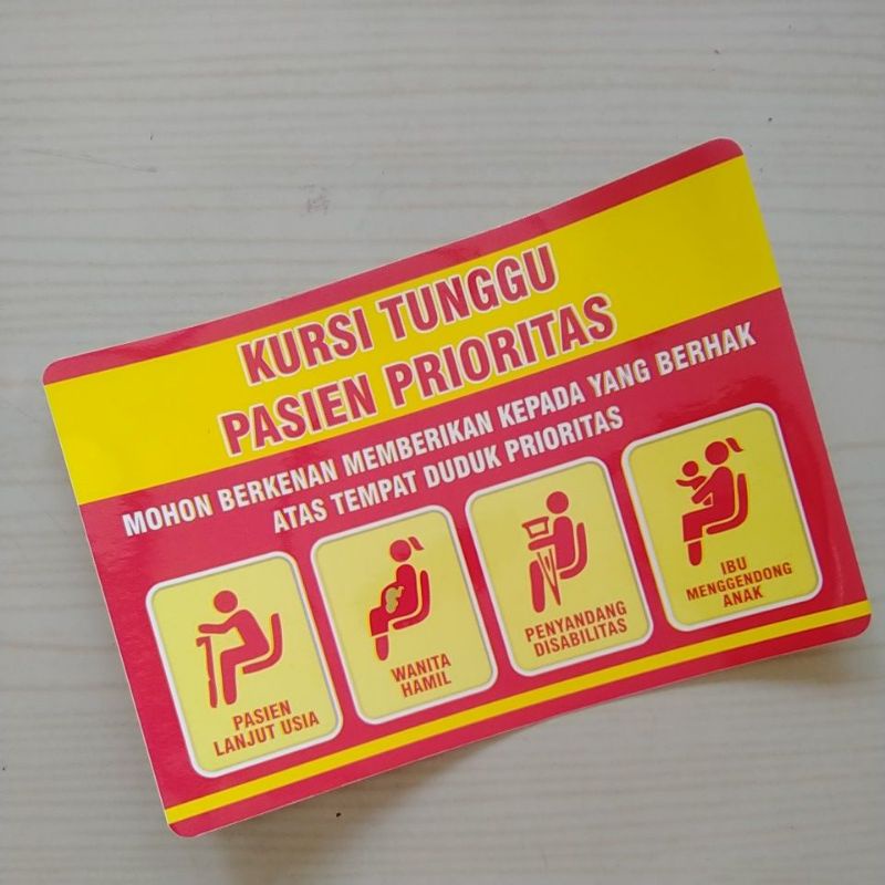 

Stiker Kursi Prioritas (Kecil)