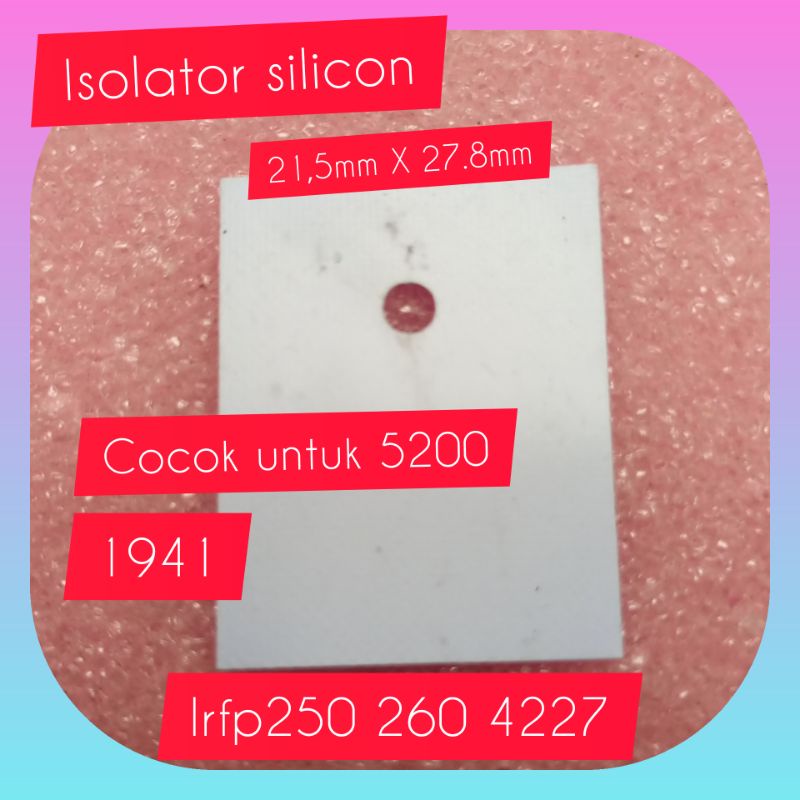 ISOLATOR TRANSISTOR 5200, 1941 NJW, MJL TO3  SILICONE KUAKITAS BAGUS