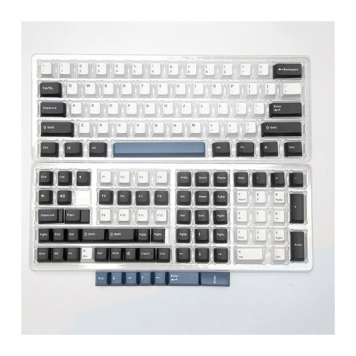 KEYCAPS ARCTIC / ARTIC PBT DOUBLE SHOT OEM PROFILE MECHANICAL KEYBOARD