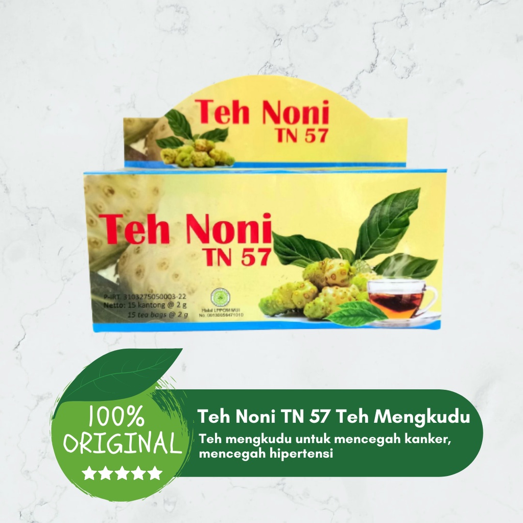 

Teh Noni TN 57 Teh Herbal Mengkudu Pencegah Hipertensi Darah Tinggi