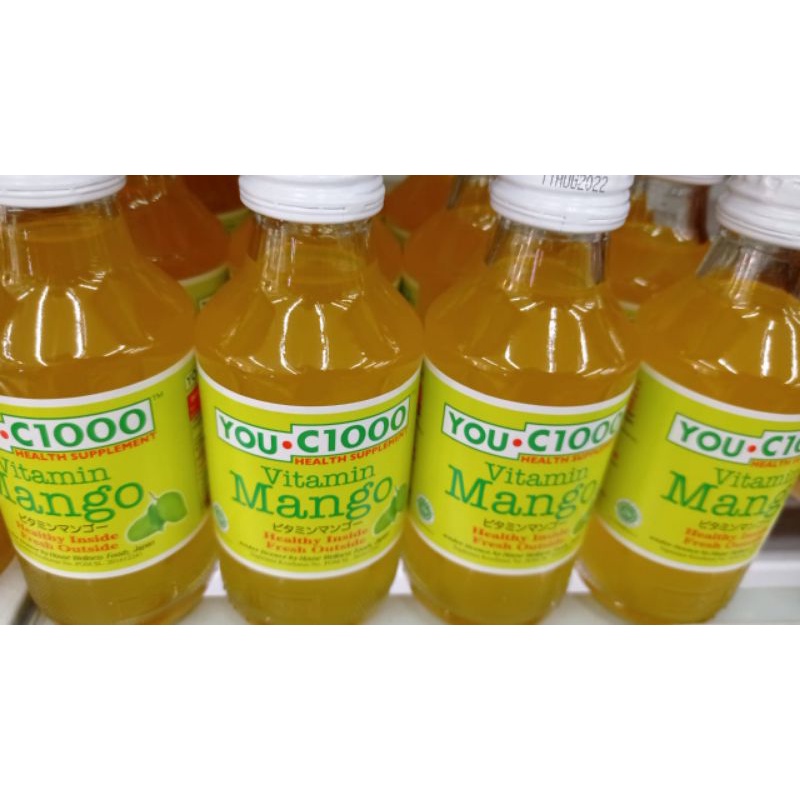 

YOU C 1000 MANGGA / YOU C 1000 botol kaca rasa mangga